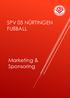 SPV 05 NÜRTINGEN FUßBALL. Marketing & Sponsoring