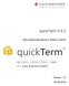 quickterm 5.6.2 Benutzerhandbuch Web-Client Version: 1.3