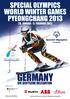 SPECIAL OLYMPICS WORLD WINTER GAMES PYEONGCHANG 2013 GERMANY - DIE DEUTSCHE DELEGATION