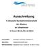 Ausschreibung. 4. Deutsche Kurzbahnmeisterschaft der Masters im Schwimmen in Essen 30.11./01.12.2013