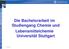 Die Bachelorarbeit im Studiengang Chemie und Lebensmittelchemie Universität Stuttgart