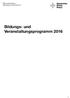 DRK-Landesverband Mecklenburg-Vorpommern e.v. Bildungs- und Veranstaltungsprogramm 2016
