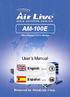 AM-100E. User s Manual. English. Español. Wired Ethernet ADSL Modem