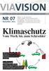 VIAVISION. Klimaschutz Vom Werk bis zum Schredder NR 07. 6,2 Prozent. November 2011. 168.ooo Tonnen CO 2