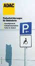Parkerleichterungen für Behinderte