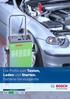 Die Profis zum Testen, Laden und Starten. Batterie-Servicegeräte. Prüftechnik