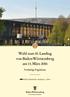 Wahl zum 16. Landtag von Baden-Württemberg am 13. März 2016. Vorläufige Ergebnisse. Reihe Statistische Analysen, 1/2016