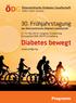 Diabetes bewegt. Programm. 30. Frühjahrstagung der Österreichischen Diabetes Gesellschaft. www.oedg.org