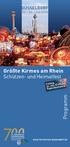 Größte Kirmes am Rhein Schützen- und Heimatfest