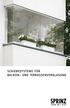 schiebesysteme für balkon- und terrassenverglasung