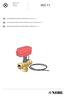 INSTALLATION INSTRUCTIONS SHUTTLE VALVE, COOLING VCC 11