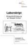 Laborskript. Zerspankraftmessung am Beispiel Drehen. Herausgegeben von: Prof. Dr.-Ing. F.J. Lange Labormeister Marcus Köhler WS 2010/11