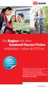 Die Region mit dem Emsland-Touren-Ticket entdecken schon ab 19 Euro. Bekannt, beliebt und unverändert günstig. Die Bahn macht mobil.
