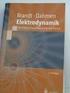 Springer-Lehrbuch. Elektrodynamik. Eine Einführung in Experiment und Theorie. Bearbeitet von Siegmund Brandt, Hans Dieter Dahmen