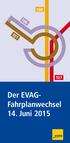 Der EVAG- Fahrplanwechsel 14. Juni 2015