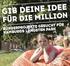 GIB DEINE IDEE. BÜRGERPROJEKTE Gesucht für.  Foto: urbanista