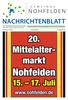 Amtliches Bekanntmachungsblatt der Gemeinde Nohfelden. Freitag, den 1. Juli 2016 Ausgabe 26/ Jahrgang (152)