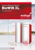 windhager.com Frischer Wind bei Pellets BioWIN XL Pellets-Zentralheizungskessel Leistungsbereich: kw Jahre bis zu Pellets
