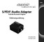 S/PDIF-Audio-Adapter Toslink/Koaxial-Digital