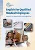 English for Qualified Medical Employees