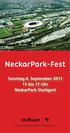 Sonntag 4. September bis 17 Uhr NeckarPark Stuttgart