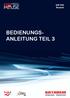 UFS 924 Deutsch BEDIENUNGS- ANLEITUNG TEIL 3