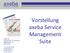 Vorstellung axeba Service Management. Suite. axeba. axeba ag. Professional IT Consulting. Räffelstrasse Zürich