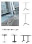 YPSILON Tischgestell mit drei Auslegern, Basis Aluminiumguss Gestellhöhe 73 cm, Gestelldiagonale 60 cm, für Platten bis D = 70 cm,