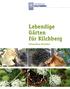 Lebendige Gärten für Kilchberg. Informations-Broschüre