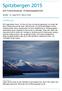 Spitzbergen Ein Fotoworkshop Erfahrungsbericht. Einführung. Garbsen August 2015 Marcus Klimek