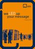 we LED up your message Catalog 2016