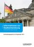 Informationen zur Stadtentwicklung. Statistik, Berichte, Analysen, Konzepte. Die Bundestagswahl am 22.September 2013
