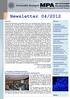 Newsletter 04/2012. Seite 1. Editorial 1. Editorial. 2. Stuttgarter Holzbausymposium - Neueste Entwicklungen bei geklebten Holzbauteilen 1