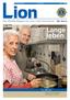 Lange leben. Das offizielle Magazin von Lions Clubs International We Serve. Die alternde Gesellschaft stellt neue Herausforderungen