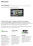 AVIC F70DAB DVD Mediacenter mit Navigation, 7 (17,8 cm) Touchscreen, Apple