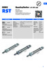 Rundzylinder ø 8-25 mm. ISO 6432 doppeltwirkend einfachwirkend berührungslose Positionserfassung einstellbare Endlagendämpfung