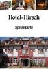 Hotel-Hirsch. Speisekarte