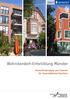 Wohnstandort-Entwicklung Münster. Herausforderungen und Chancen für innerstädtische Quartiere