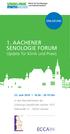 1. Aachener Senologie Forum Update für Klinik und Praxis