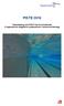 PISTE Testanleitung zum PISTE Test im Schwimmen (Prognostische Integrative Systematische Trainereinschätzung)