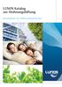 LUNOS Katalog zur Wohnungslüftung. Wohnfühlklima mit LUNOS-Lüftungssystemen