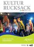 KULTUR RUCKSACK. Music Is Fun. Kulturrucksack 2014 Dokumentation