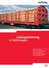 Ladungssicherung in Güterwagen