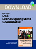 Birgit Lascho DaZ: Lernausgangstest Grammatik Downloadauszug aus dem Originaltitel: