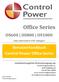 Office Series OS600 OS800 OS1000. Benutzerhandbuch Control Power Office Series. Line interactive USV Anlagen. Unterbrechungsfreie Stromversorgung von