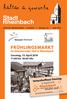 FRÜHLINGSMARKT. Rheinbach blüht auf. im Himmeroder Hof in Rheinbach. Verkaufsoffener Sonntag. Sonntag, 13. April :00 bis 18:00 Uhr