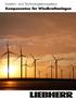 System- und Technologiekompetenz Komponenten für Windkraftanlagen