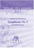 Band 5 Schulbuch-Nummer Ludwig van Beethoven. Symphonie Nr. 5. Schicksals-Sinfonie. Postdidaktische - Hörpartitur
