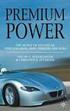 Premium Power. Philipp G. Rosengarten/Christoph B. Stürmer. Das Geheimnis des Erfolgs von Mercedes-Benz, BMW, Porsche und Audi