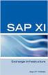 SAP NETWEAVER EXCHANGE INFRASTRUCTURE (XI) SAP NETWEAVER PROCESS INTEGRATION (PI) ADAPTER VERMESSUNG